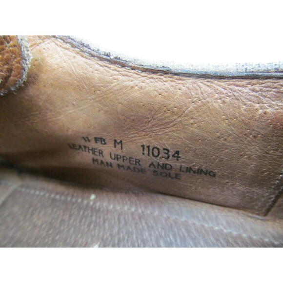 Florsheim Leather Saddle Oxfords  Black And Brown Mens Size 11 M Made In Italy - Picture 11 of 12